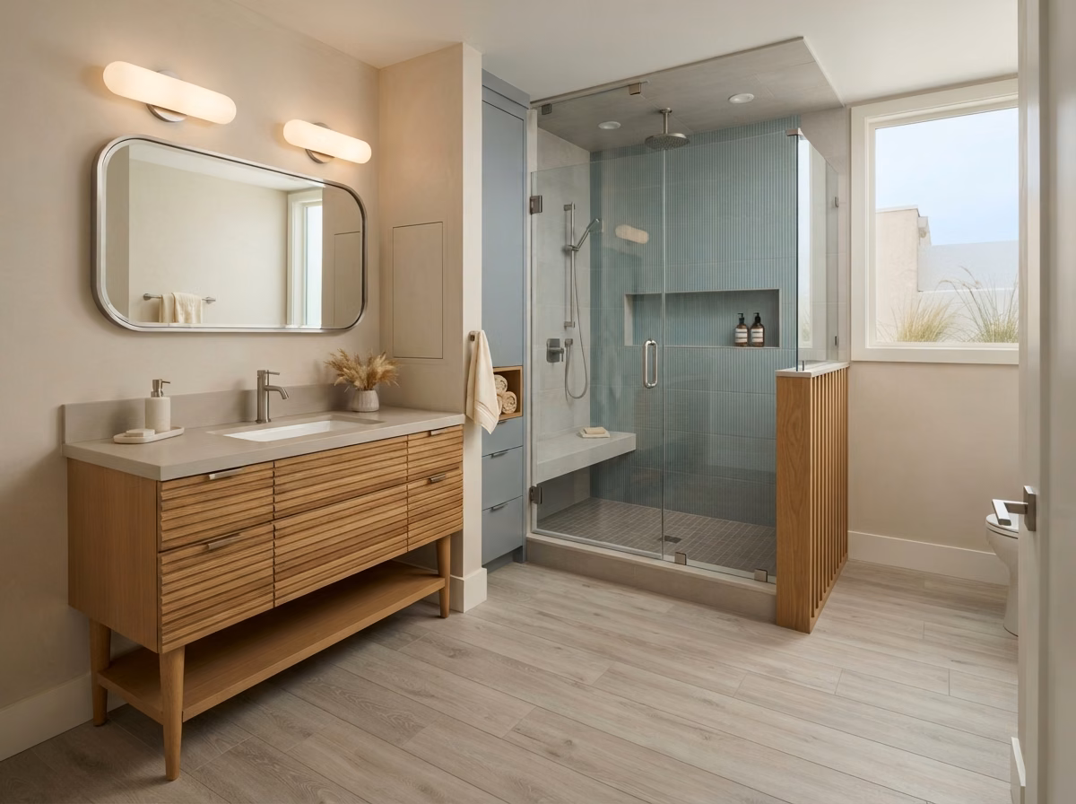 Newport Center / Fashion Island bathroom remodeling service area in Orange County.