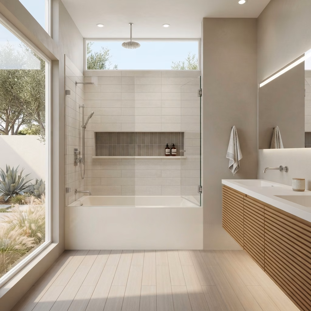 Alcove Tub with Shower Costa Mesa | Orange County Alcove Tub with Shower Costa Mesa in Orange County.