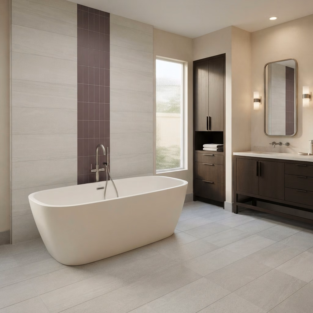 Freestanding Bathtub Shower to Tub Option | Orange County Freestanding Bathtub Shower to Tub Option in Orange County.