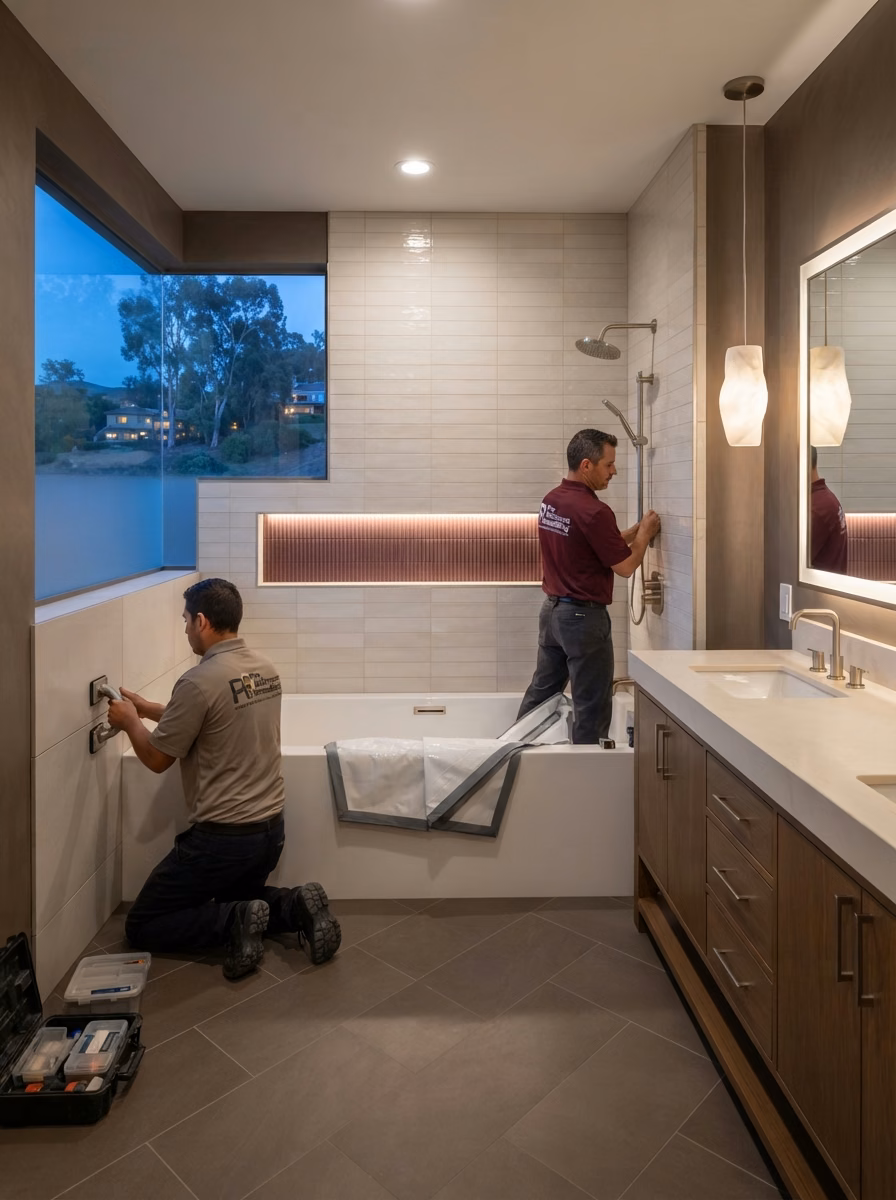 Shower to Tub Process Right | Orange County Shower to Tub Process Right in Orange County.